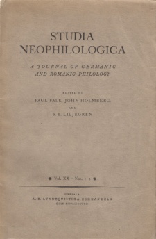 Studia Neophilologica Vol. 20, Nos. 1-2.jpg