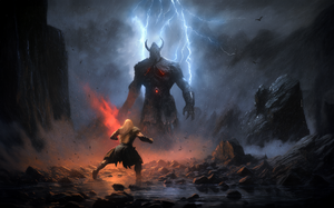 Ralph Damiani - Tulkas and Morgoth.png