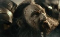 Thráin at the Battle of Azanulbizar in The Hobbit: The Desolation of Smaug
