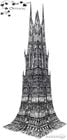 Concept art of Orthanc in The Lord of the Rings: The Treason of Isengard