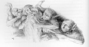 Alan Lee - ..suddenly Dori...was grabbed from behind....jpg