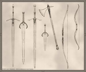 Luis F. Bejarano - Noldorin weapons.jpg