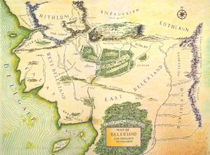 Christopher Tolkien - Map of Beleriand (colored by H.E. Riddett).jpg