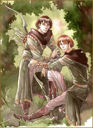 Jenny Dolfen - Amrod and Amras, sons of Feanor.jpg