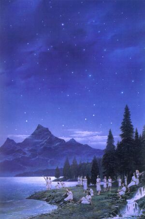 Ted Nasmith - At Lake Cuiviénen.jpg