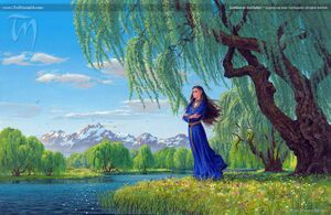 Ted Nasmith - Luthien at Tol Galen 2020.jpg