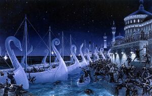 Ted Nasmith - Kinslaying at Alqualondë.jpg