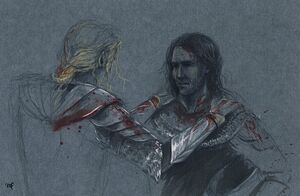Marya Filatova - Rescue - Finrod and Barahir.jpg