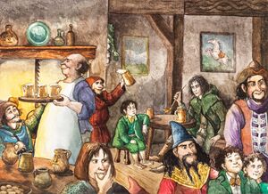 Capucine Mazille - Frodo in the tavern.jpg