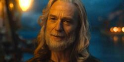 Ben Daniels as Círdan in the Grey Havens within The Lord of the Rings: The Rings of Power