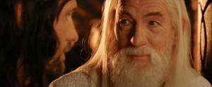 The Lord of the Rings - The Return of the King - Gandalf and Aragorn at Edoras.png