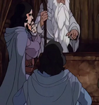 Elladan and Elrohir in The Return of the King (1980 film)