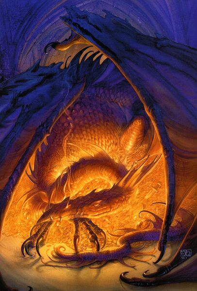 File:John Howe - Smaug.jpg