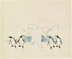 J.R.R. Tolkien - North Polar Bear and Penguins.png