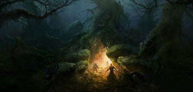 Concept Art of Mirkwood.