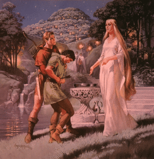 Angus McBride - Mirror of Galadriel.gif