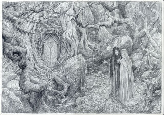 Matt Stewart - The Meeting of Aredhel and Eol.jpg
