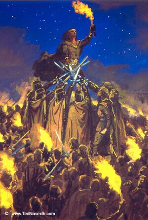 Ted Nasmith - The Oath of Fëanor.jpg
