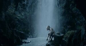The Lord of the Rings - The Two Towers - Gollum at the Forbidden Pool.jpg