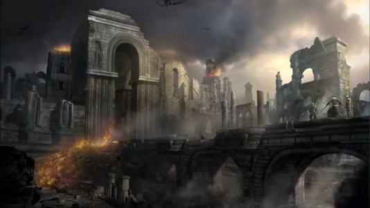 Concept Art of Osgiliath.