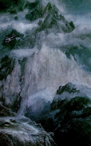 Alan Lee - The Pass of Caradhras.jpg