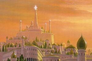 Ted Nasmith - Eärendil Searches Tirion (section).jpg
