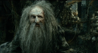 Thráin at Dol Guldur in The Hobbit: The Desolation of Smaug