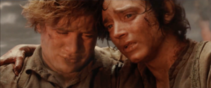 The Lord of the Rings - The Return of the King - Frodo and Sam on Mount Doom.png