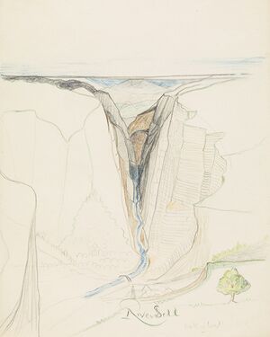 J.R.R. Tolkien - Rivendell looking West.jpg
